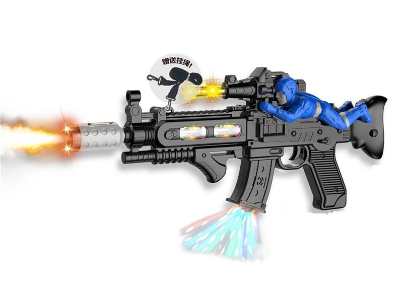 ELECTRIC GUN WITH LIGHT AND SOUND